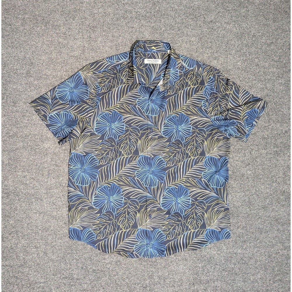 Tommy Bahama Shirt Mens Large The Bahama Coast Island Zone Floral
